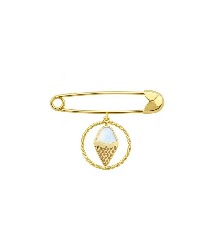 Gold brooche