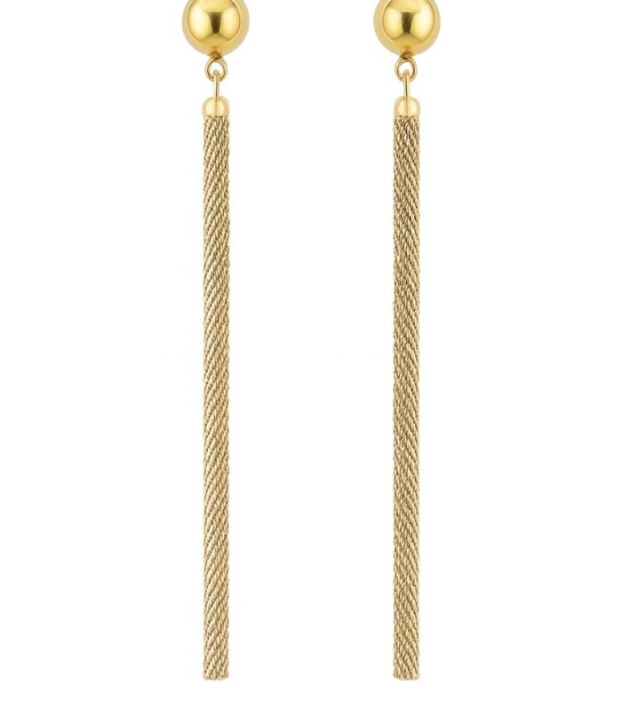 Gold earrings