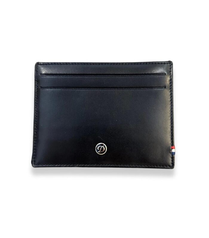 S.T.Dupont Line D Card Holder Black