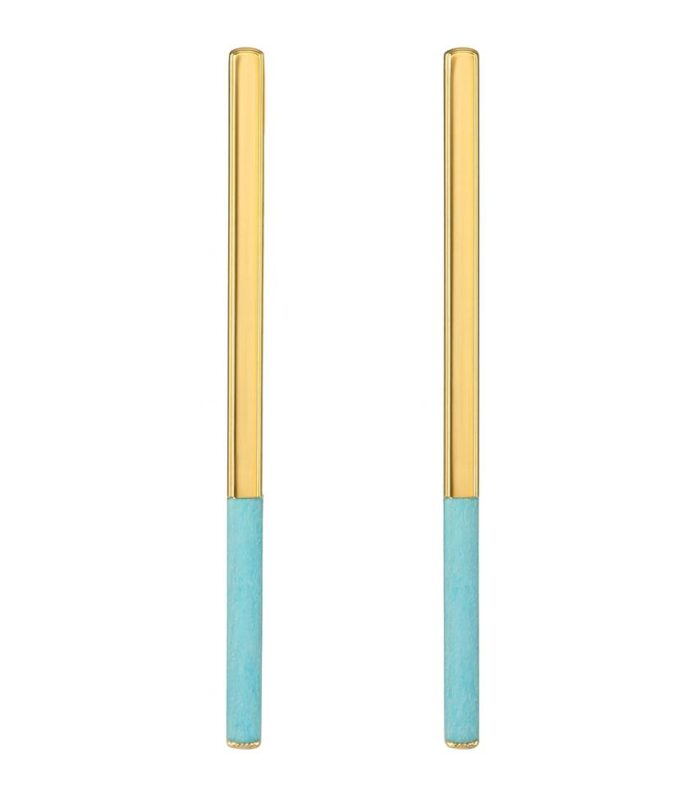Gold earrings