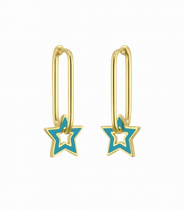 Gold earrings