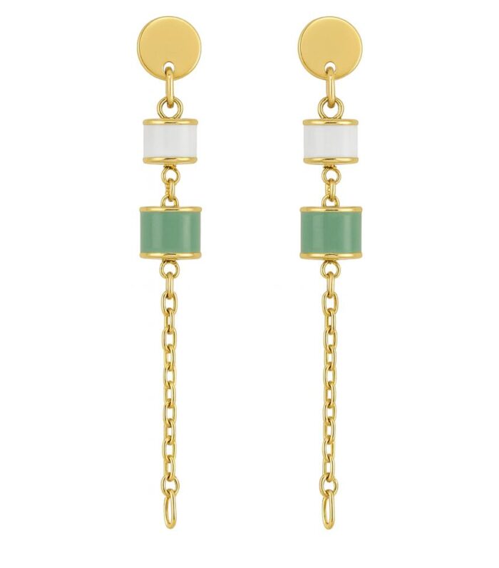 Gold earrings