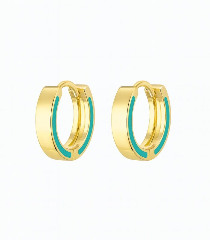 Gold earrings
