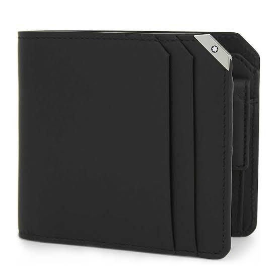 Montblanc URBAN SPIRIT BLACK LEATHER 6CC BIFOLD WALLET
