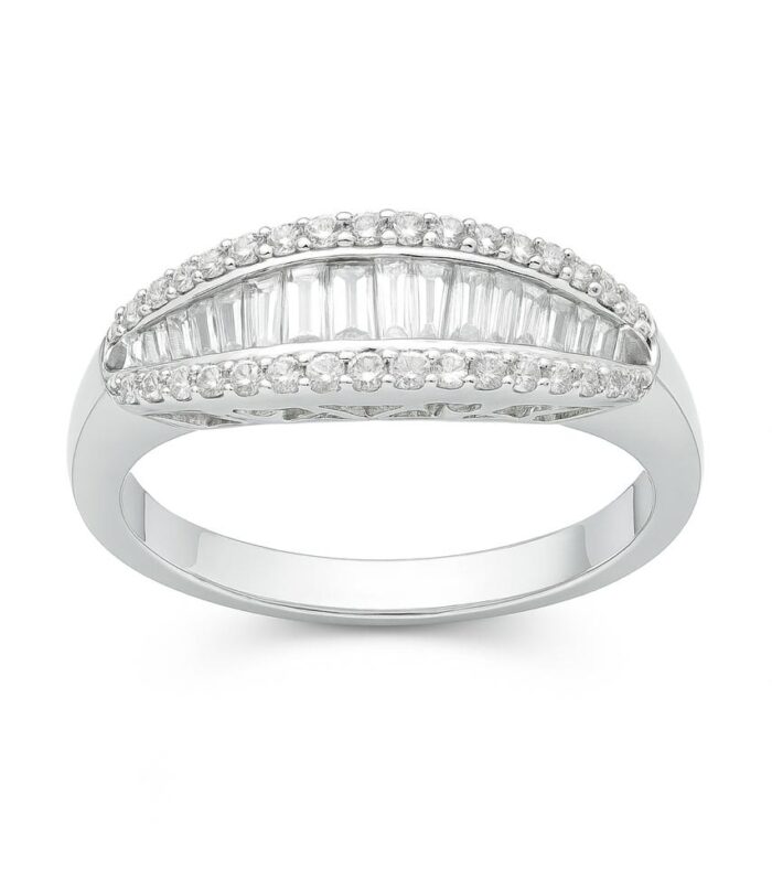 Diamond wedding band