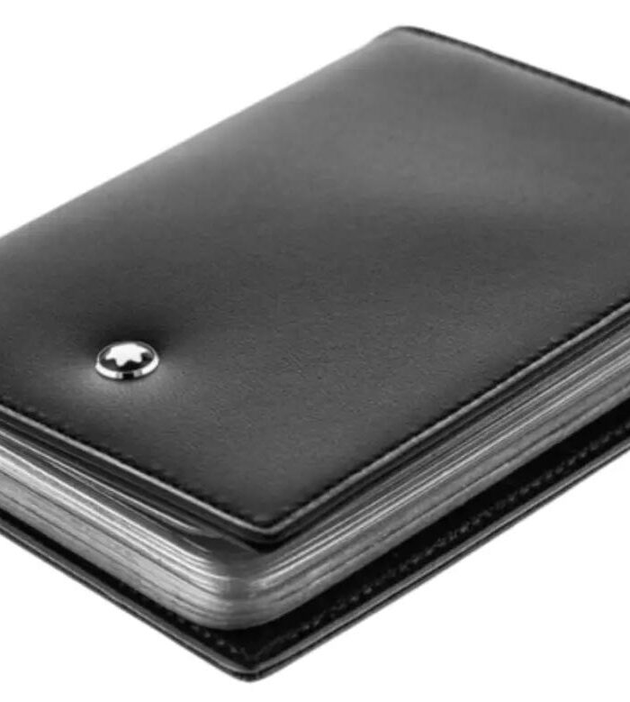 Montblanc MEISTERSTUCK 12CC BLACK COWHIDE LEATHER CARD CASE