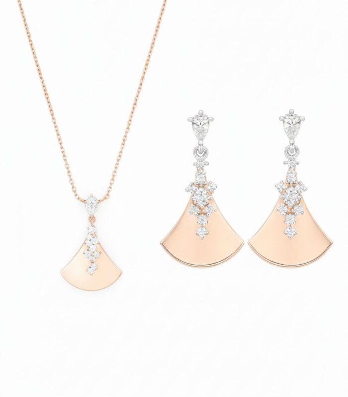 Diamond half set