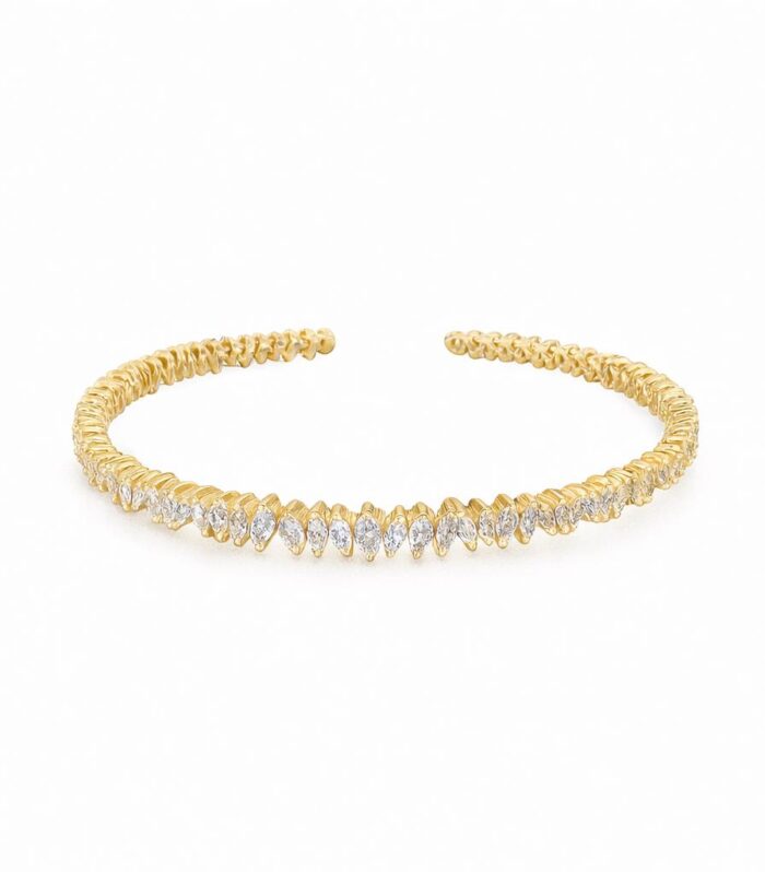 Diamond bangle