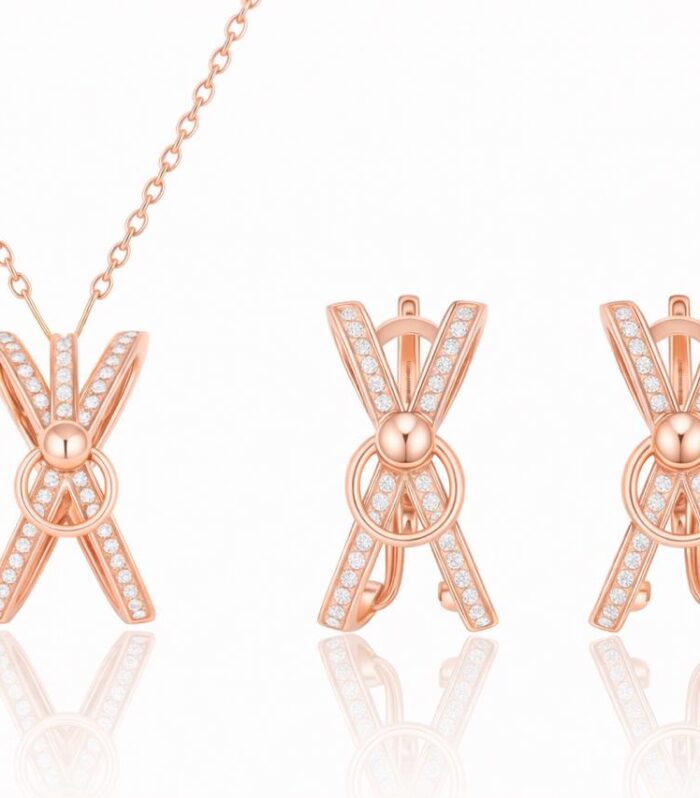 Diamond half set