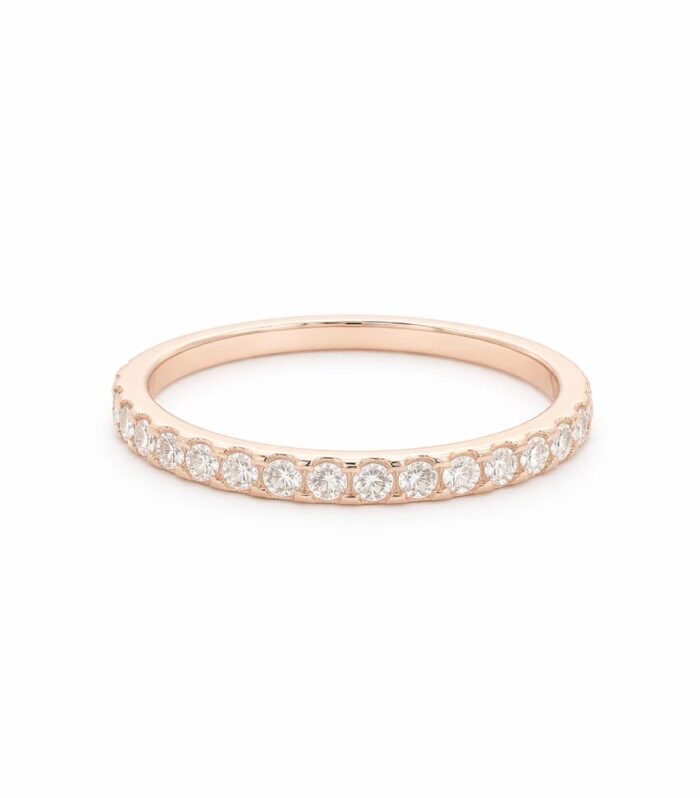 Diamond wedding band
