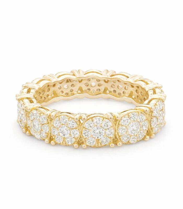 Diamond wedding band