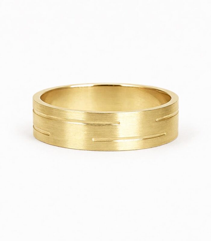 Gold wedding band