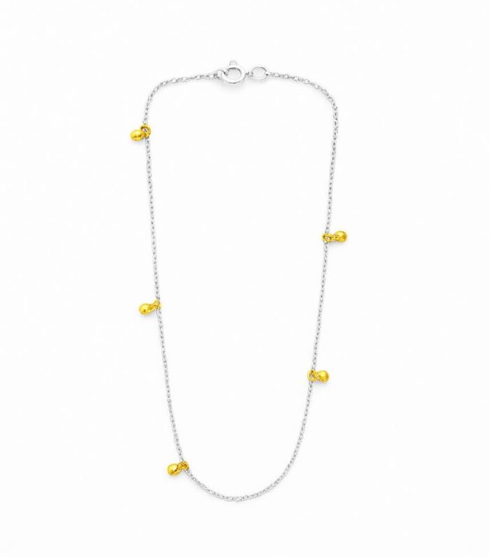 Gold anklet