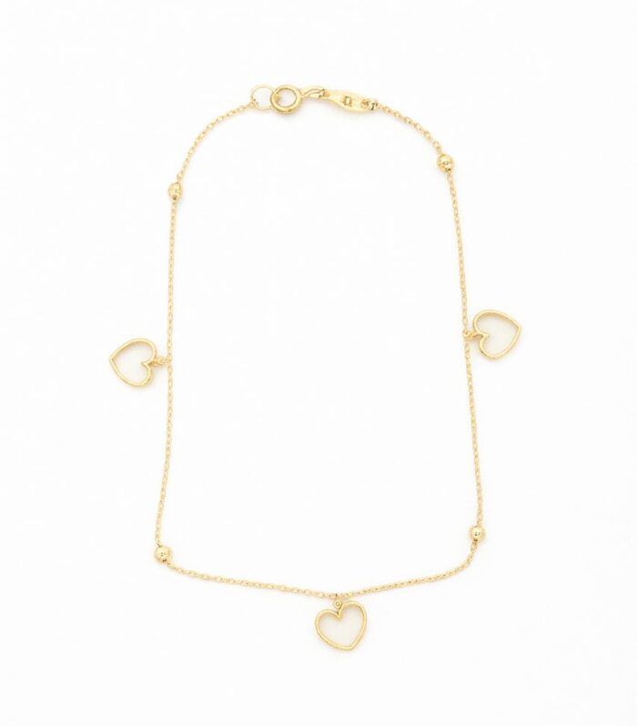 Gold anklet