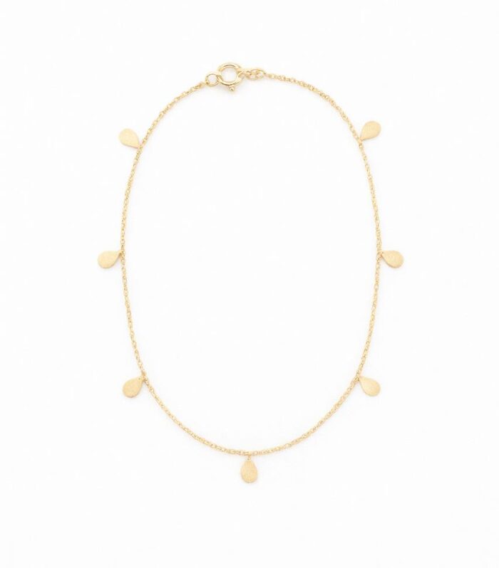Gold anklet