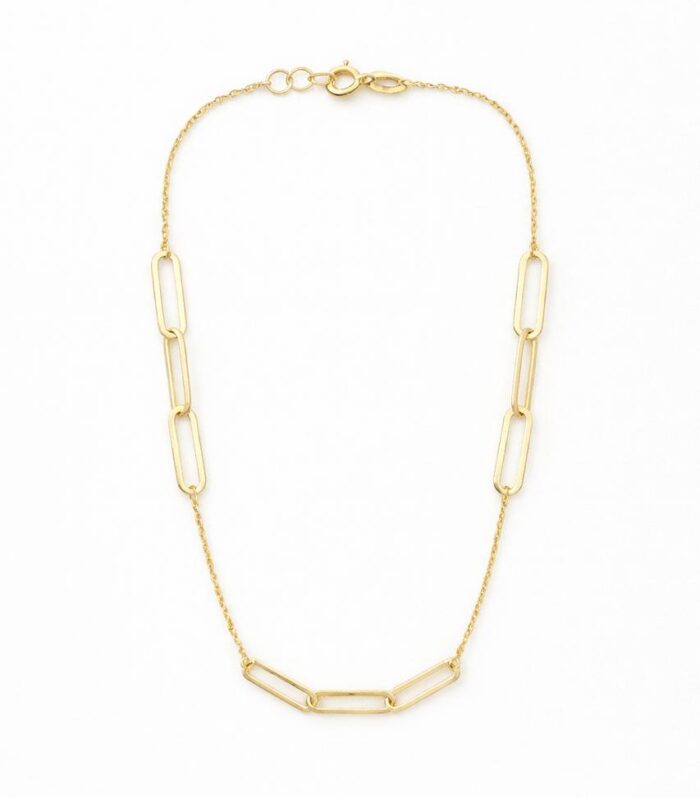 Gold anklet
