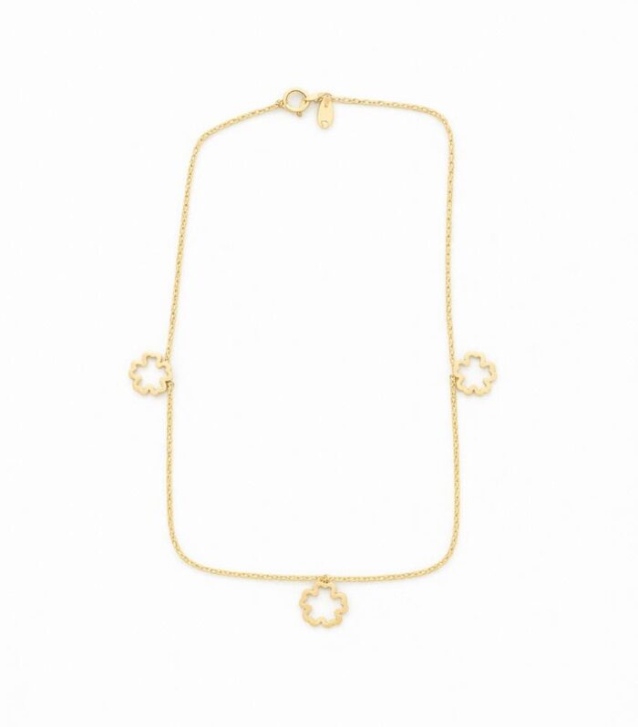 Gold anklet