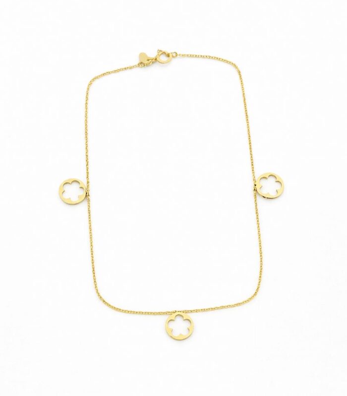 Gold anklet