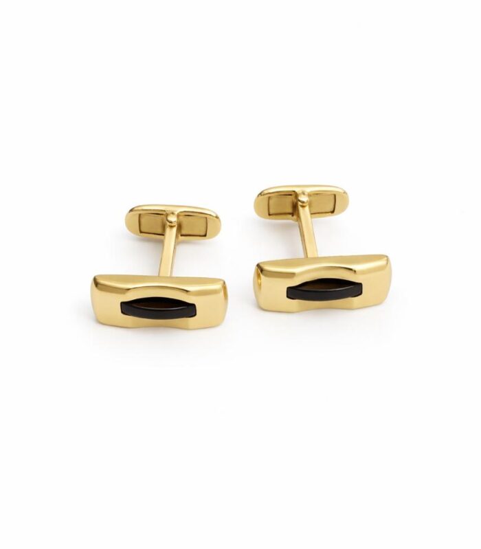 Gold cufflinks
