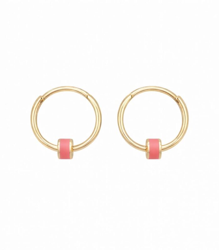 Gold earrings