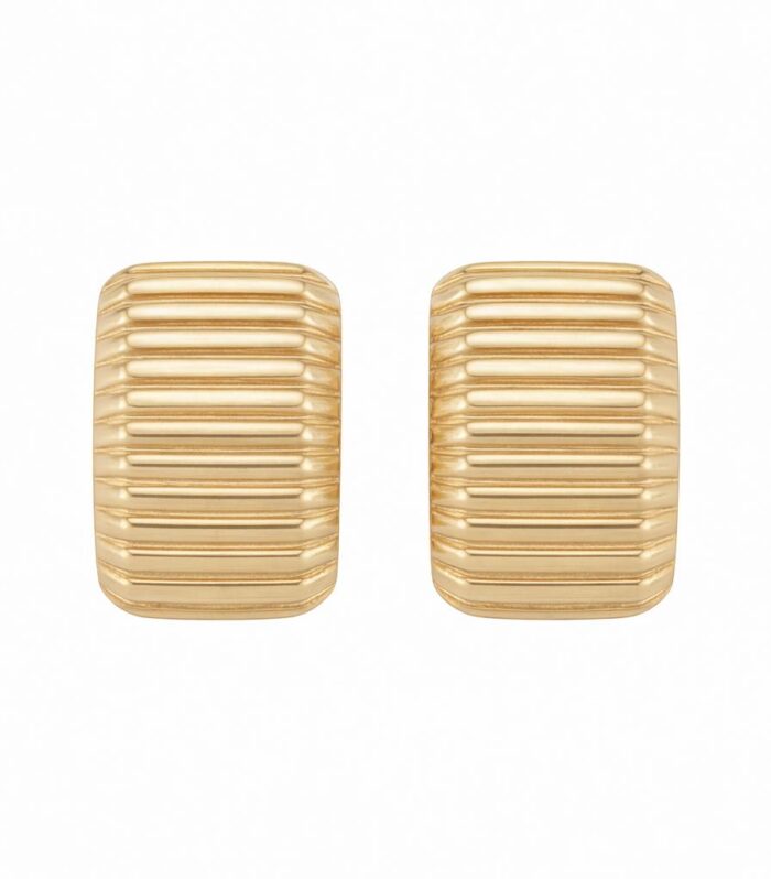 Gold earrings