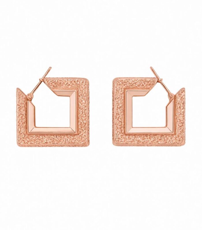 Gold earrings
