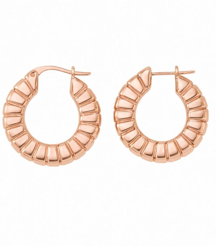 Gold earrings