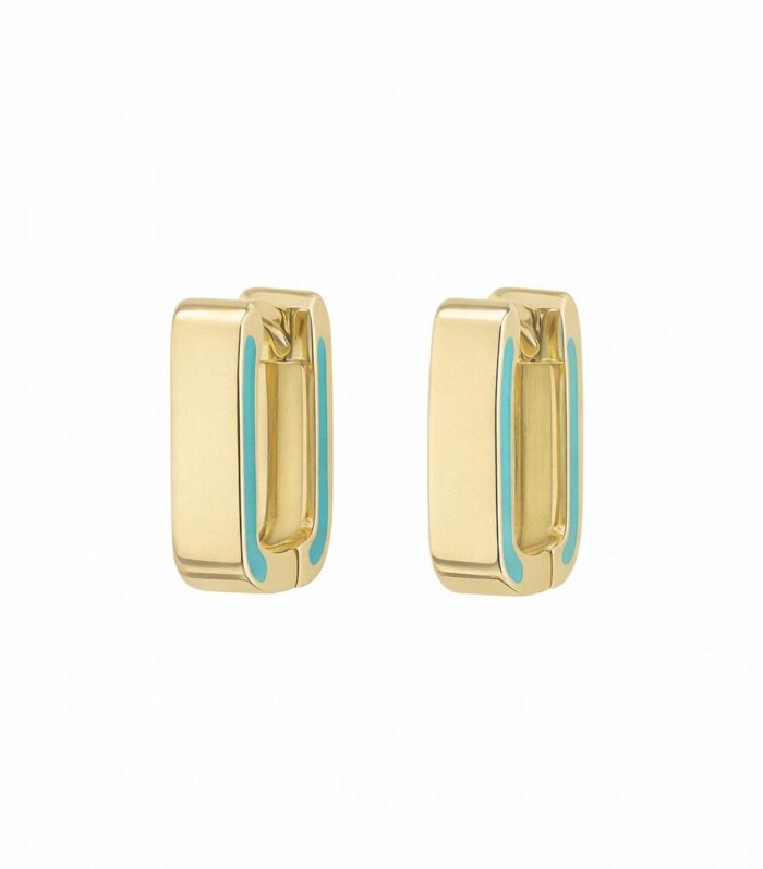 Gold earrings