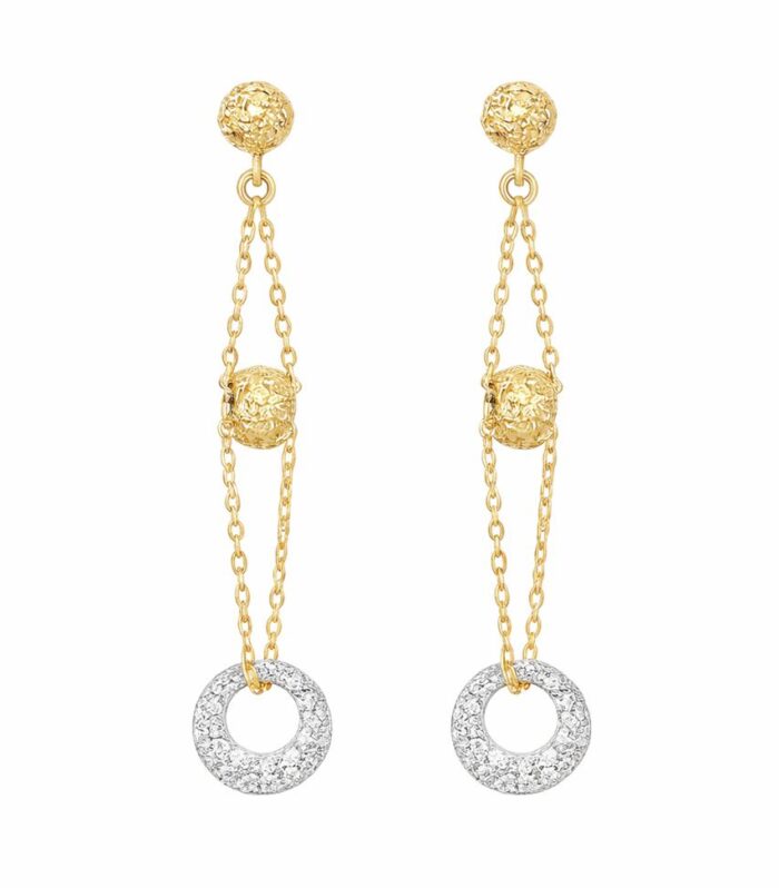 Gold earrings