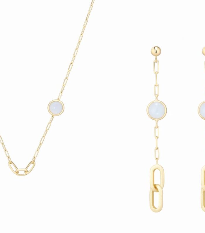 Gold half set