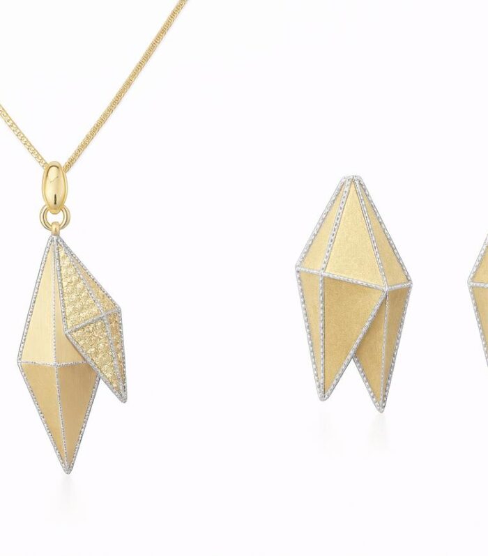 Gold half set