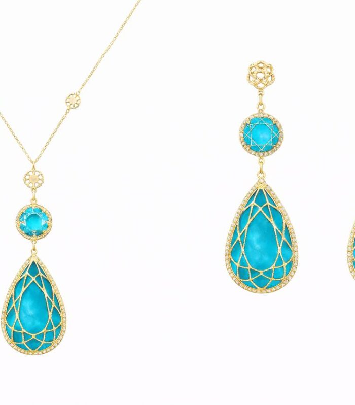 Gold half set