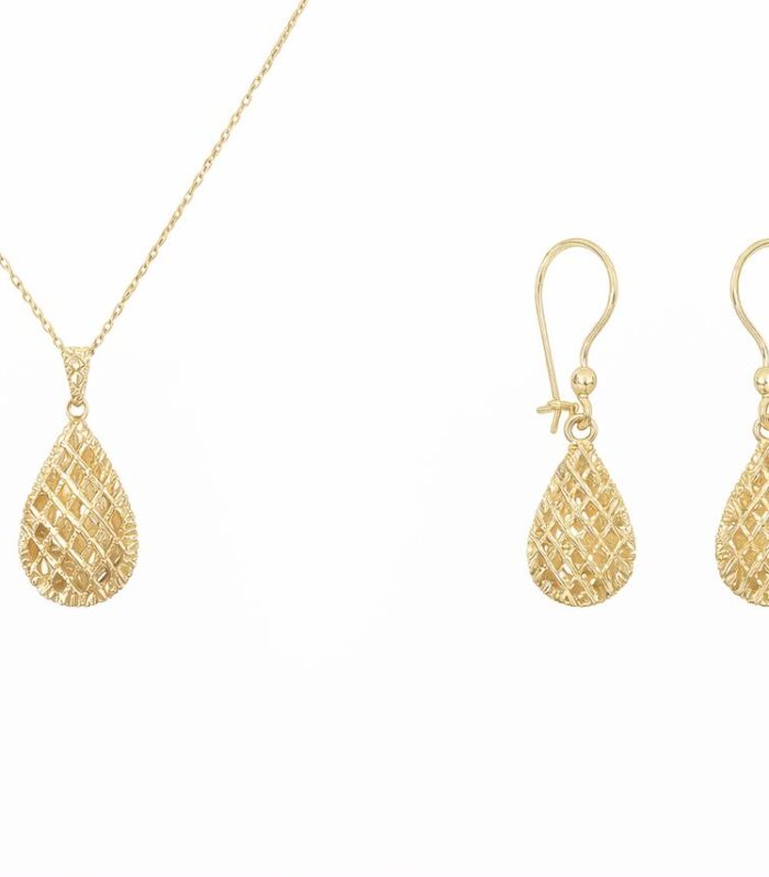 Gold half set