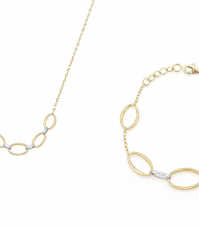 Gold half set