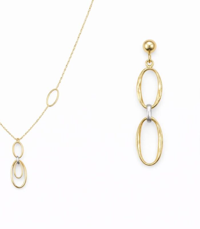Gold half set