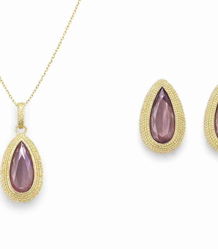 Gold half set