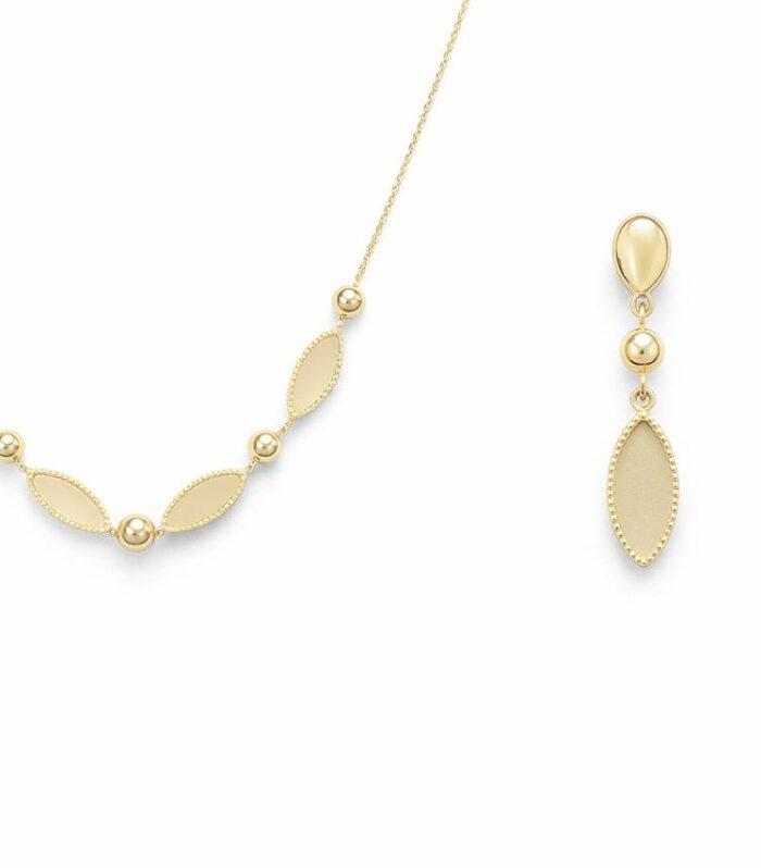 Gold half set