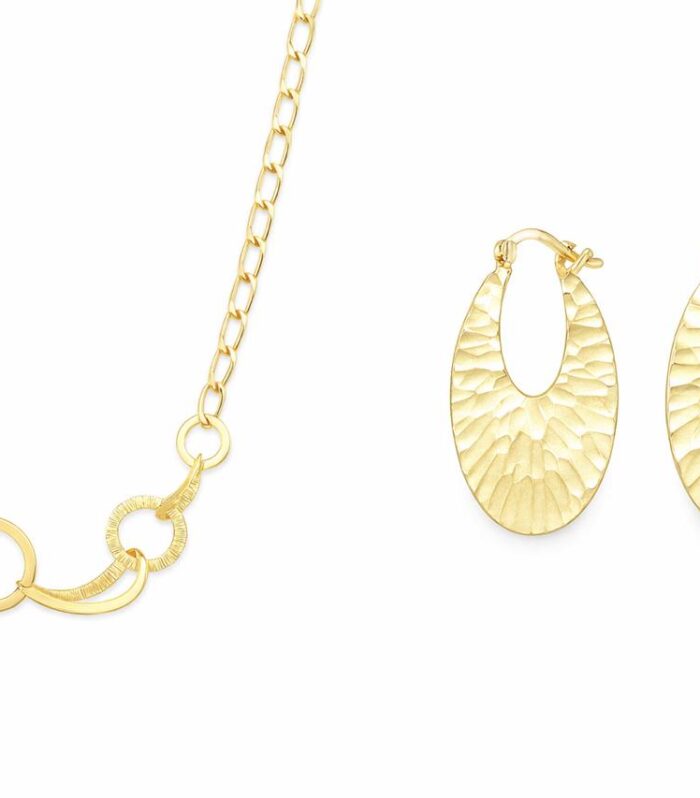 Gold half set