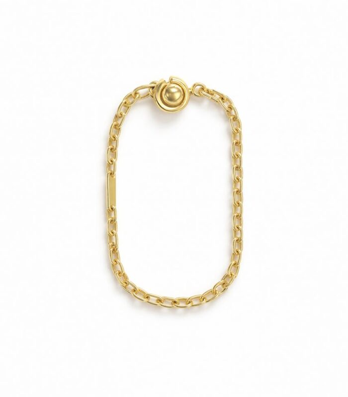 Gold key holder