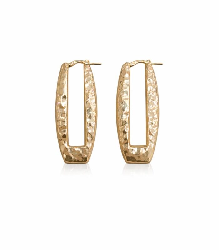 Gold earrings