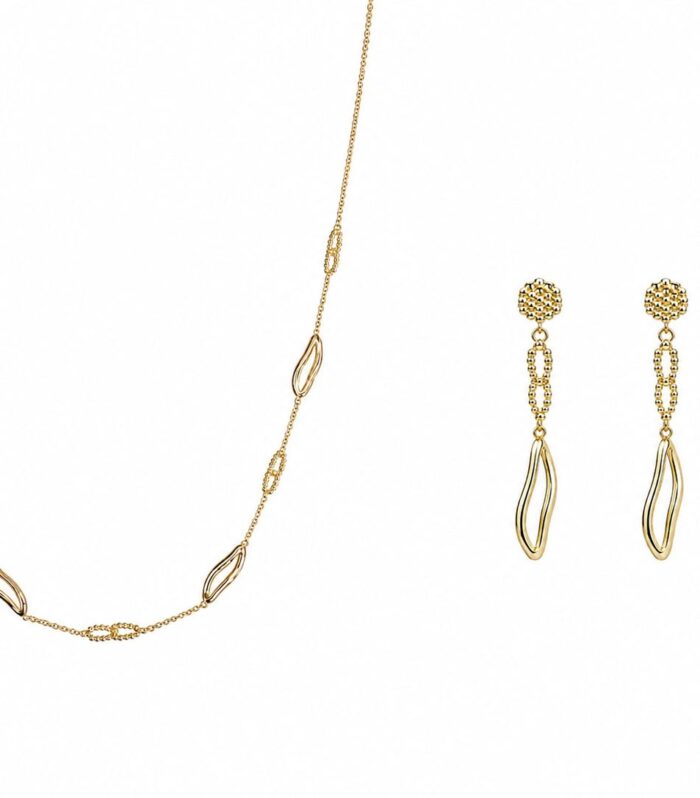 Gold half set