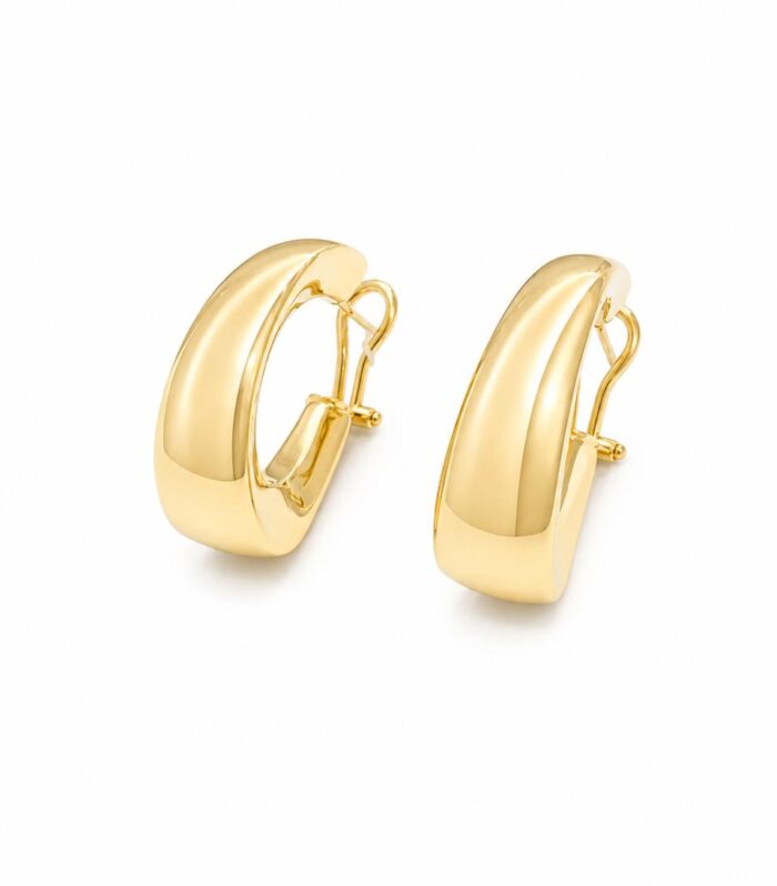 Gold earrings