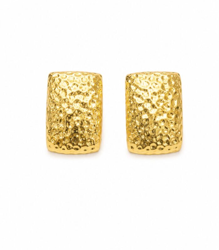 Gold earrings