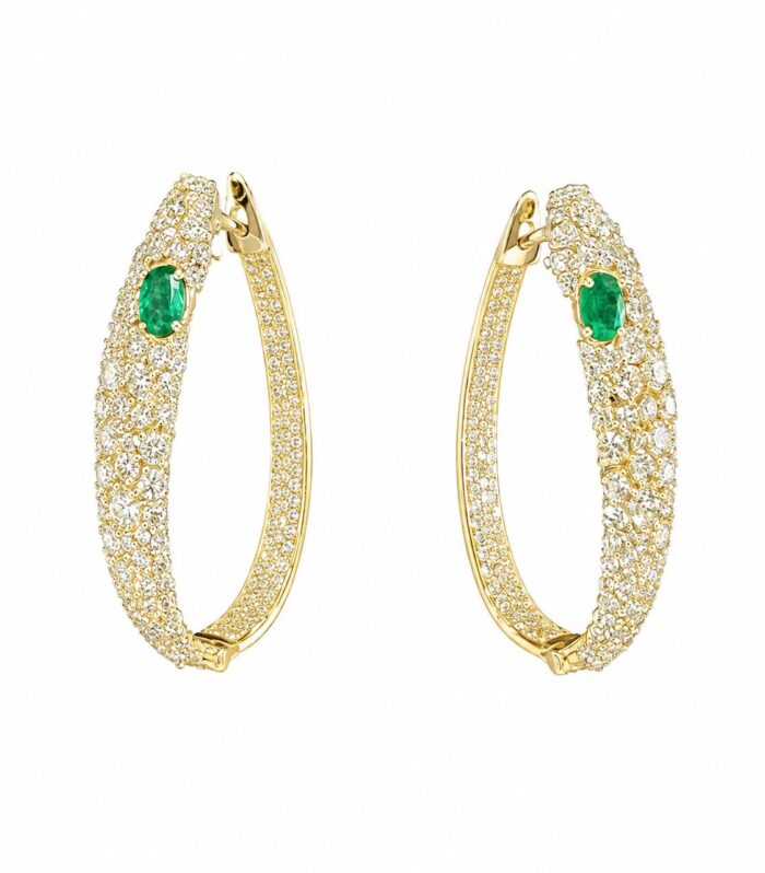 Diamond earrings