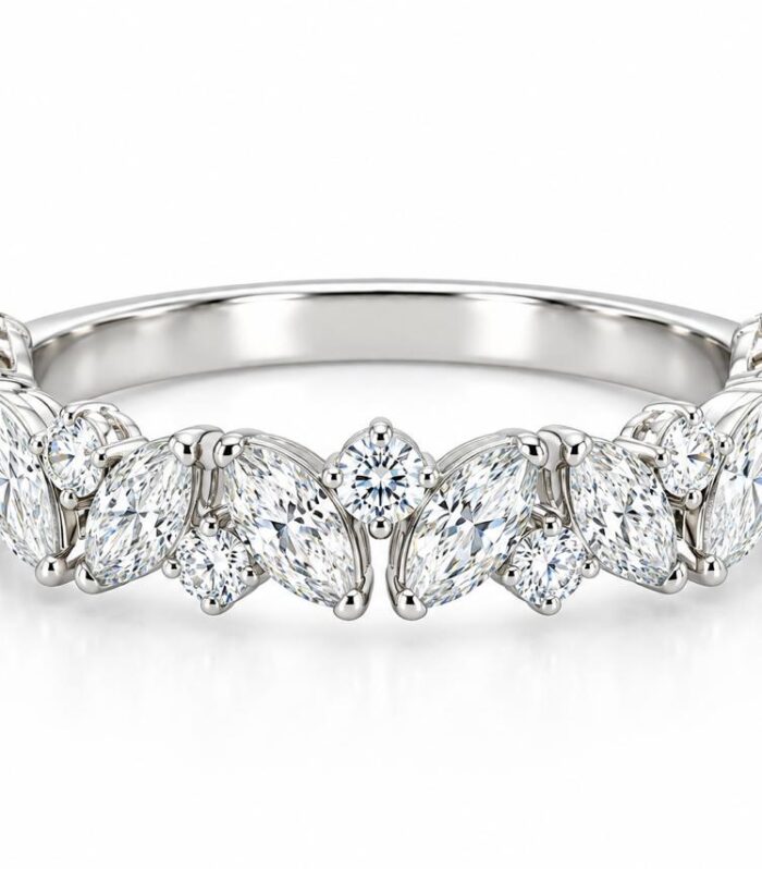 Diamond wedding band
