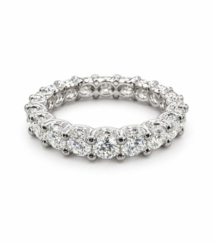 Diamond wedding band